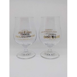 Ommegang Three 3 Philosophers Chalice Glass - New for 2020 - Set of 2