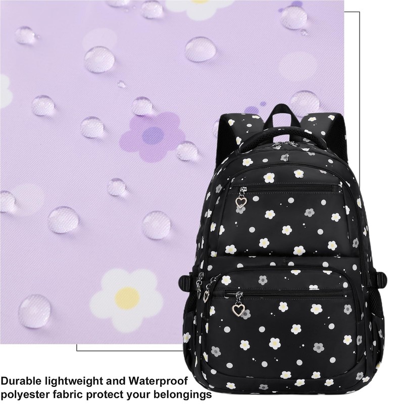 Joyfulife School Backpacks for Teen Girls Bookbags Cute Kids Backpack
