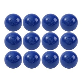 Mylec Street Hockey Balls, No-Bounce Hockey Balls, Perfect for Play at Less Than 30 Degrees F, Durable Construction, Stree & Roller Hockey Ball for Outdoor Play - Blue 12 Pack