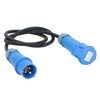 Camping Adapter Cable Male to Female 16A Coupling High Current