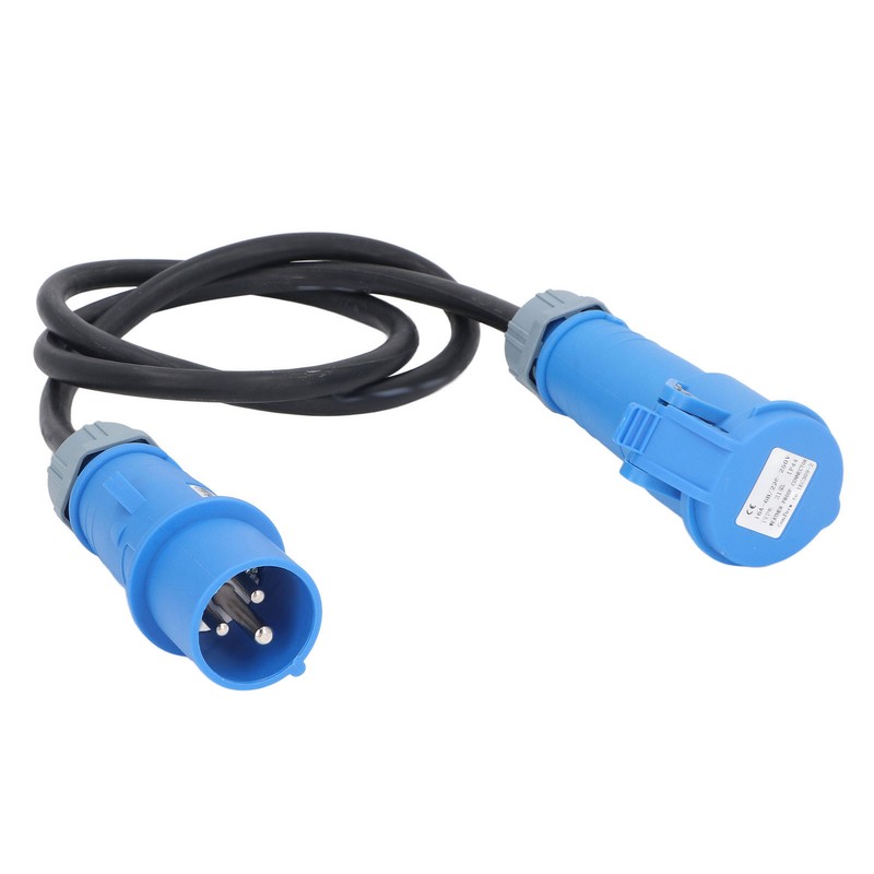 Camping Adapter Cable Male to Female 16A Coupling High Current