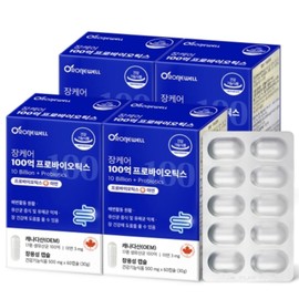 10 billion lactic acid bacteria intestinal care, raw lactic acid bacteria, zinc, beneficial bacteria, intestinal health, 4 inhibitors of harmful bacteria / 100억유산균 장케어 생유산균 아연 유익균 장건강 유해균억제 4개