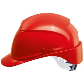 uvex Pheos B-WR Construction Safety Helmet - Industrial Hard Hat, Red