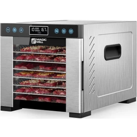 Magic Mill Magic Mill Pro Food Dehydrator Machine | 7 Stainless Steel Trays | Dryer for Jerky, Dog Treats, Herb, Meat, Beef, Fruit | Keep Warm Function, Digital Timer and Temperature Control, ETL Approved