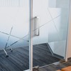 HYDROWARE Modern Contemporary Long Stainless Steel Push Pull Door Handle