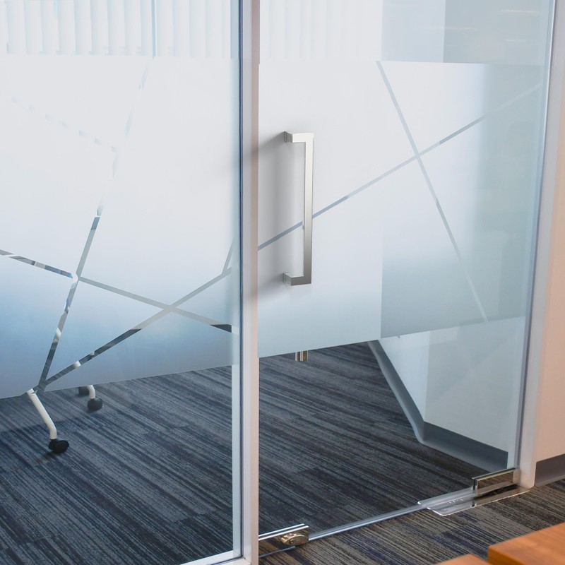 HYDROWARE Modern Contemporary Long Stainless Steel Push Pull Door Handle