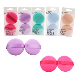 6 Esponja Puff Maquillaje Redonda Polvo Traslucido Esponjas 6 Cm