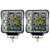 All Star Truck Parts] 2Pcs 4.5" Square LED Work Light