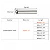 sourcing map 8 x 40 mm Dowel Pins 304 Stainless