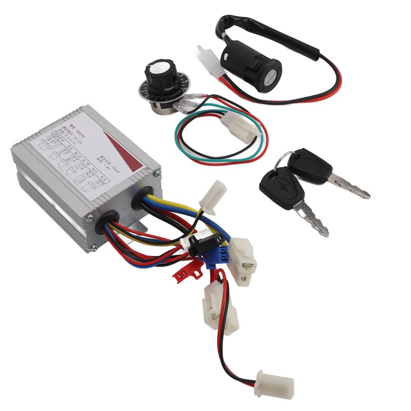 12V 500W Electric Bike Controller Speed Control Switch Key Lock
