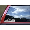 StickerTalk Kansas City Skyline Vinyl Sticker, 10 inches by 3