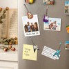 4 Pcs Guitar Fridge Magnets Mini, 1:12 Scale Wooden Musical