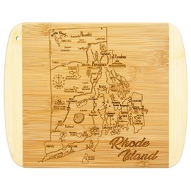 Totally Bamboo A Slice of Life Rhode Island Bamboo Serving and Cutting Board