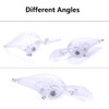 20Pcs Blank Lures Set Unpainted Fishing Baits Crankbait Wobblers Jerkbaits