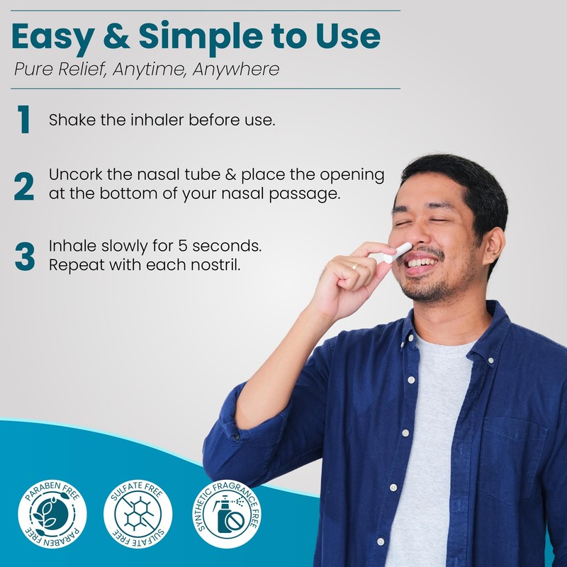 MOXE Breathe | Himalayan Salt Inhaler | Help Clear Congestion,