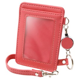 Jewel Beauty's Select Pass Case, Commuter Pass Case, Reel Pass Case with Reel, 2 IC Cards, Colorful Pass Case, Leather, Colorful, Women's, Men's, Children, Adults, Popular, Strap Included, Card Holder