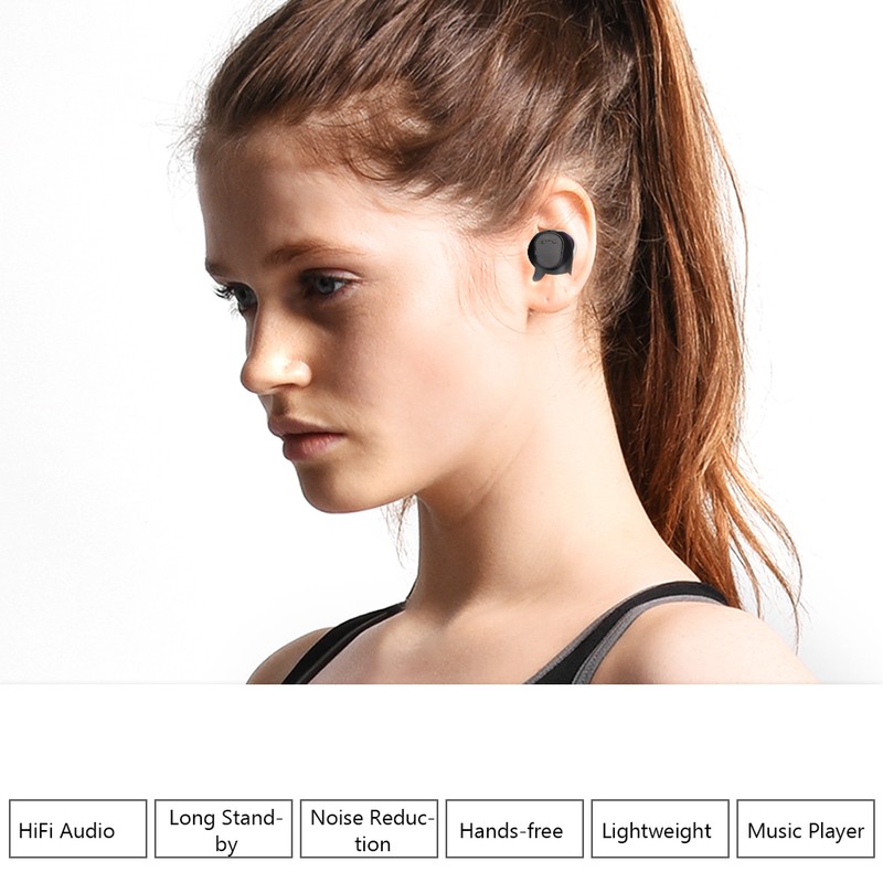 M8 Intelligent Voice Reminder Cordless Bluetooth Sports Headset with 1200