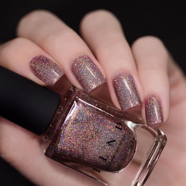 ILNP Close Knit - Rosy Mauve Ultra Holographic Nail Polish