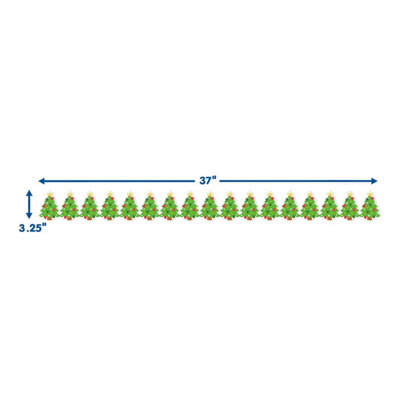 Eureka Christmas Tree Extra Wide Decorative Classroom and Bulletin Board