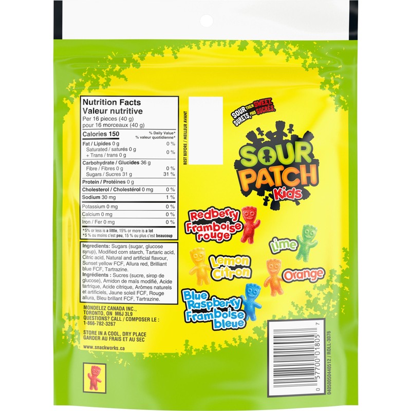 Sour Patch Kids Original Candy, Gummy Candy, Sour Candy, Sharing