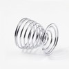 1 x Metal Egg Cup Spiral Kitchen Breakfast Hard Boiled