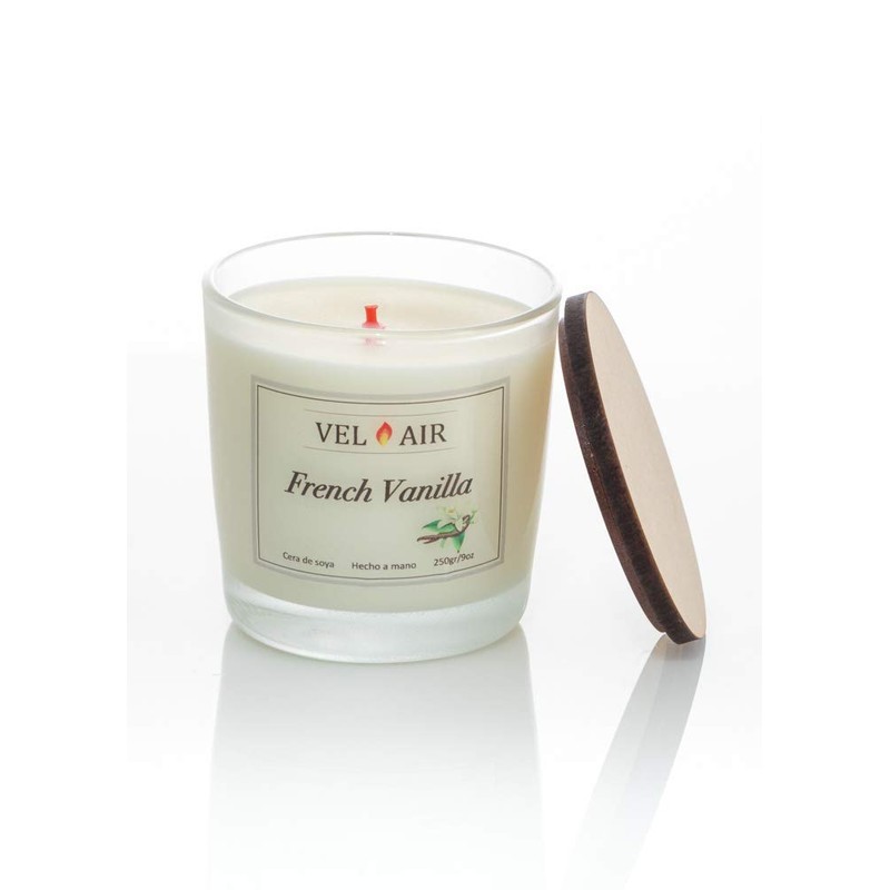 Velas Arómaticas/VEL AIR Vela Aromatica Vainilla Francesa 250 gr/ 9