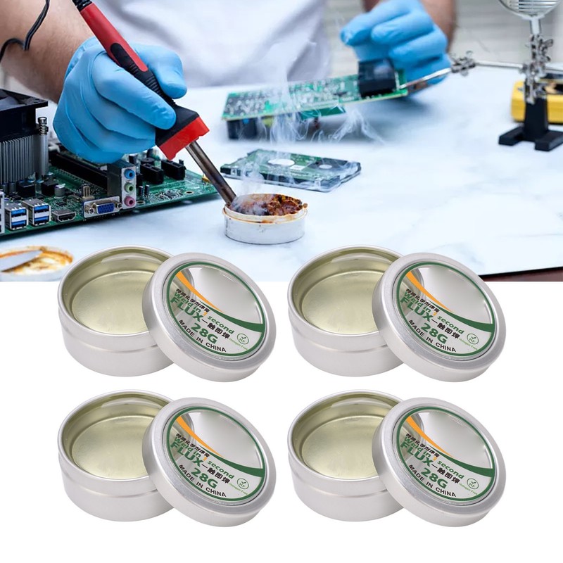 4 Pcs Soldering Tip Refresher Clean Paste Efficient Cleaning Deoxidizing