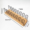 YiuMieYouMie Hat Rack, Display Stand, 7-Cap Storage Organiser for Baseball