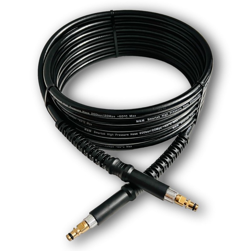 M&M Smartek High Pressure Hose for Pressure Washers Quick Connect
