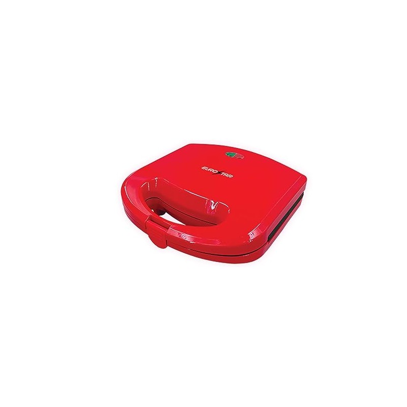 EUROSTAR ES901R 760W Sandwich Maker, Red