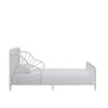 Little Seeds Quinn Whimsical Metal Toddler Bed, Off White