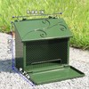 Gavinjitao Metal Squirrel Feeder, Squirrel Feeders for Outside Hanging Nesting