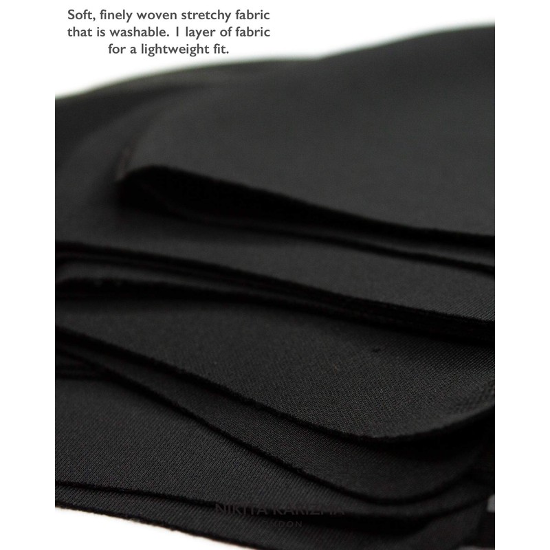 KARIZMA Face Wardrobe in Black Fabric Face Masks 6 Pieces