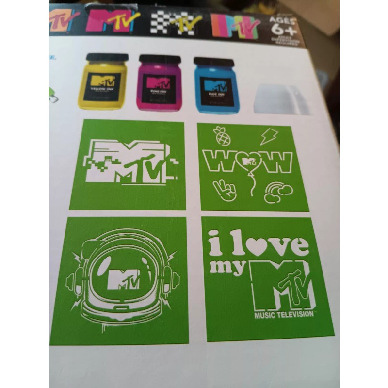 MTV Screen Printing DIY Kit - New, 4 Print MTV
