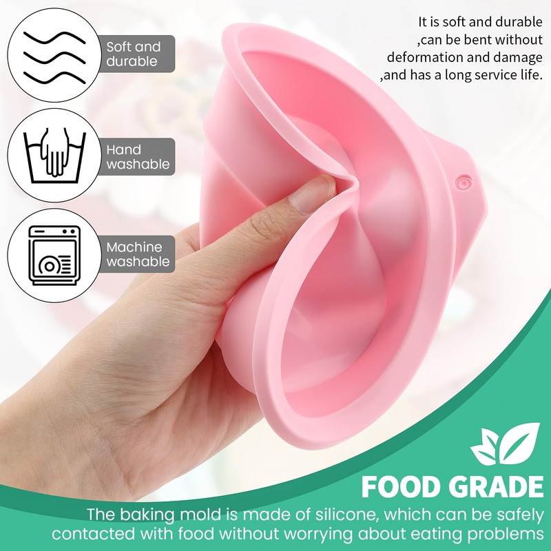 4Pcs Air Fryer Egg Mold, Silicone Egg Bites Molds for