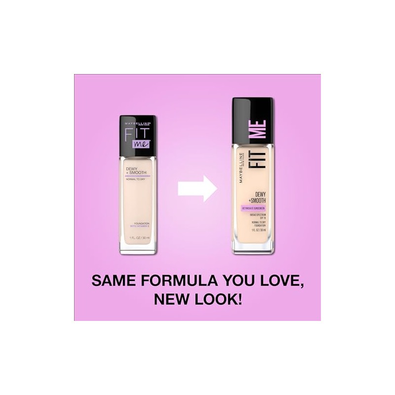 Maybelline Base de Maquillaje Fit Me Hidratante, 120 Classic Ivory