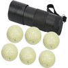 6PCS Golf Fluorescent Light Balls Night Practice Light Glowing Ball