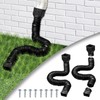 Ausla Rain Gutter Extension, 20in-59in Telescopic Prevents Flooding Rain Gutter