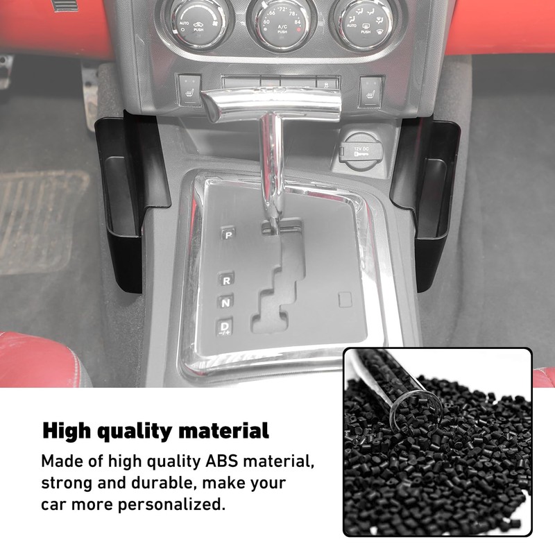 Linskip Center Console Organizer Compatible with 2009-2014 Dodge Challenger, Gear