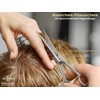 Solingen Hair Scissors with Sharp Cut and Single-sided Micro Serration,