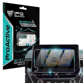 IPG ProActive Made for Toyota 2023-25 Corolla Hybrid - Corolla Cross Hybrid LE SE XLE - RAV4 LE XLE 8 Inch Navigation 9H Hardness Screen Protector Nano Ceramic Film High Clarity for Corolla