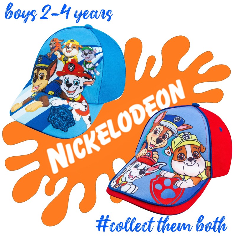 Nickelodeon Chase Marshal and Rubble Blue Boys Baseball Cap -
