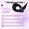 WindTouch Clip in hair Extensions for Women Real Human Hair,