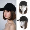 Doremi Wig Hat Synthetic Hat with Hair Adjustable with Hair
