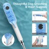 Dog Shower Attachment with 4 Adjustable Spray Patterns, Pet Shower