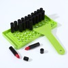 100 Pack 5ml Black and Green Lip Balm Containers with