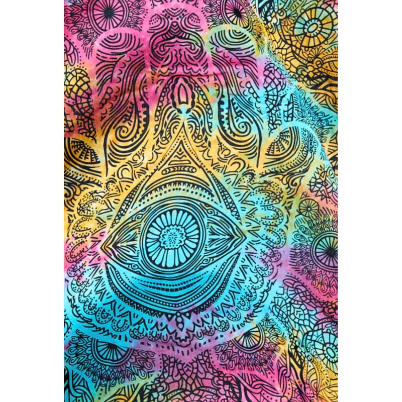 Original Kikan Tie Dye Mandala Tapestries Home Decor Wall Hanging