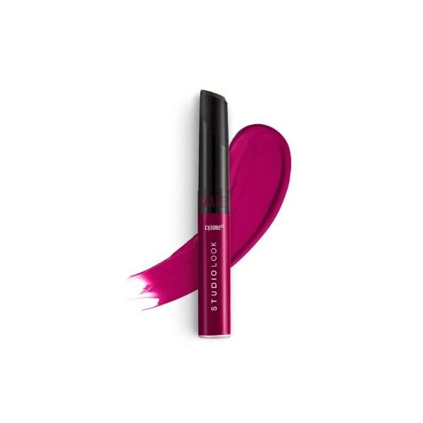 Cyzone Studio Look Matte liquid lipstick with intense color Raspberry