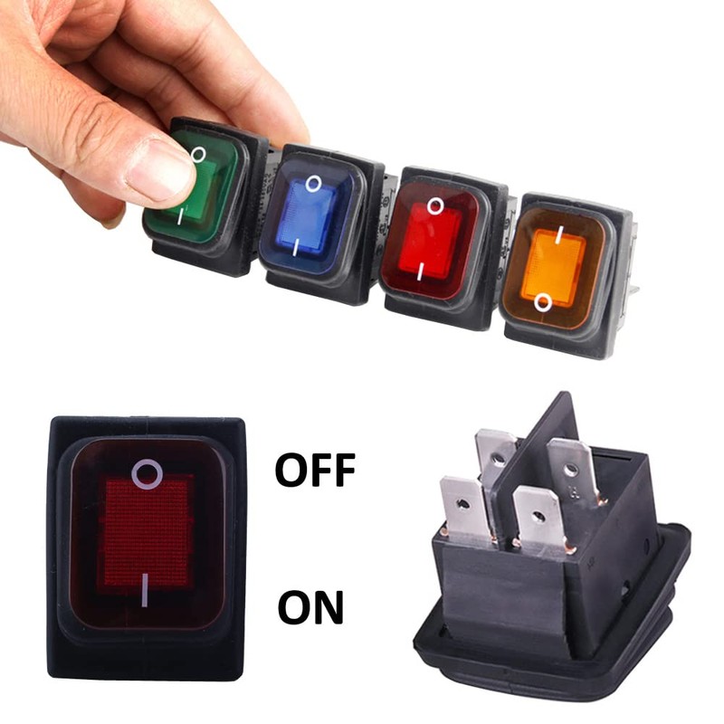 ETOPARS Pack of 3 12 V 20 A Rocker Switch
