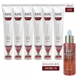 AHC [AHC]AHC 아이크림 시즌14 풀리프트 40ml 6개+로지 24k 1개 AHC Eye Cream Season 14 Full Lift 40ml 6pcs + Rose 24K 1pc [AHC Ice Cream Season 14 Full Lift 40ml 6 pieces + Rose 24K 1 piece]
